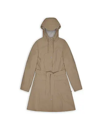RAINS | Regenjacke CURVE W JACKET | beige